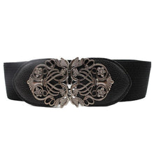 Load image into Gallery viewer, JECKSION Vintage Women Belt 2016 Fashion Accessories Alloy Flower PU Leather Belt Belt Straps For Women