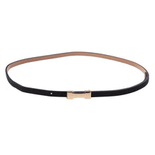 Load image into Gallery viewer, Women Buckle Skinny Waist Belt Adjustable PU Leather Ladies Belts for Dress