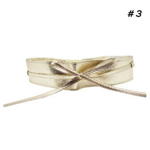 Load image into Gallery viewer, Women Belt Wide Pu Leather Designer High Waist Lace Up Belt Tight Belt WaistBands Leather Straps Ceinture Femme