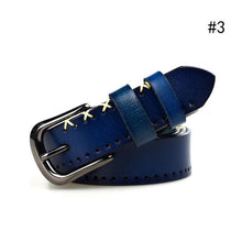 Load image into Gallery viewer, Women Split Leather Casual Buckle Belt